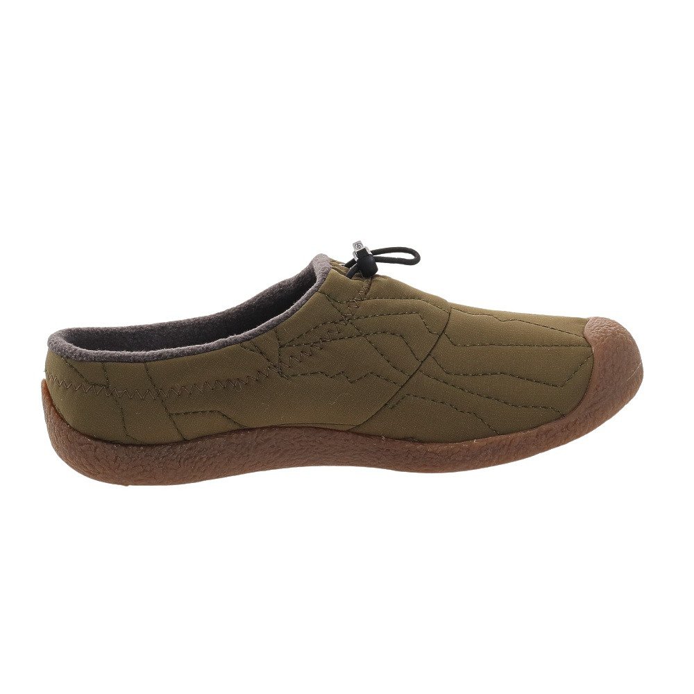 キーン（KEEN）（メンズ）モックシューズ スリッポン ハウザー スリー スライド オリーブ 1026655 メンズ 秋冬用 室内履き 保温素材 履きやすい
