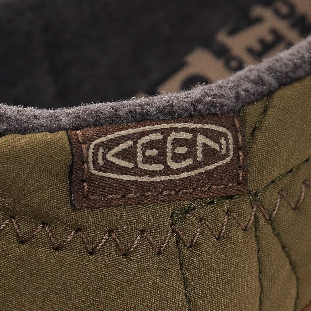 キーン（KEEN）（メンズ）モックシューズ スリッポン ハウザー スリー スライド オリーブ 1026655 メンズ 秋冬用 室内履き 保温素材 履きやすい