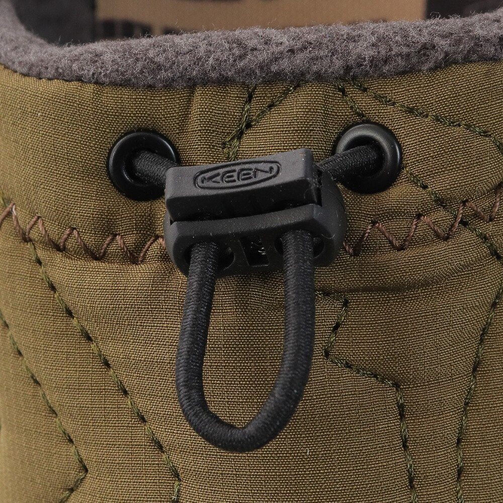 キーン（KEEN）（メンズ）モックシューズ スリッポン ハウザー スリー スライド オリーブ 1026655 メンズ 秋冬用 室内履き 保温素材 履きやすい