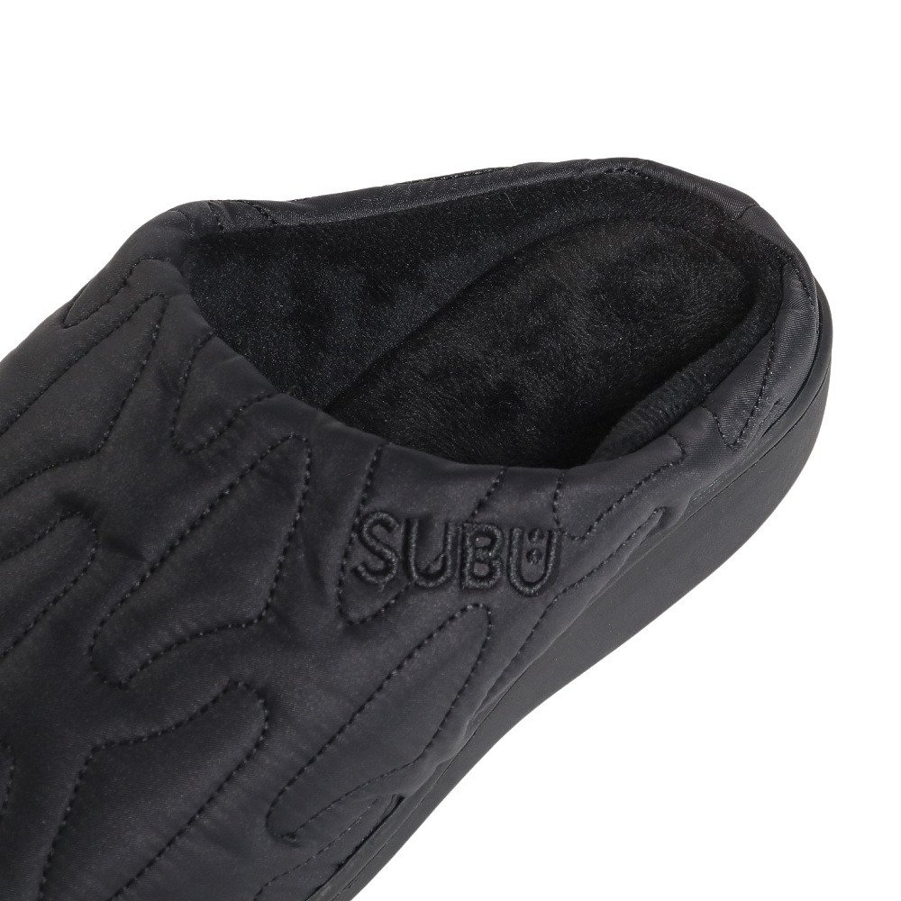 スブ（SUBU）（メンズ）モックシューズ SUBU Outline ブラック SB-10 BK スブアウトライン 防寒 あったかい 秋冬サンダル タウン