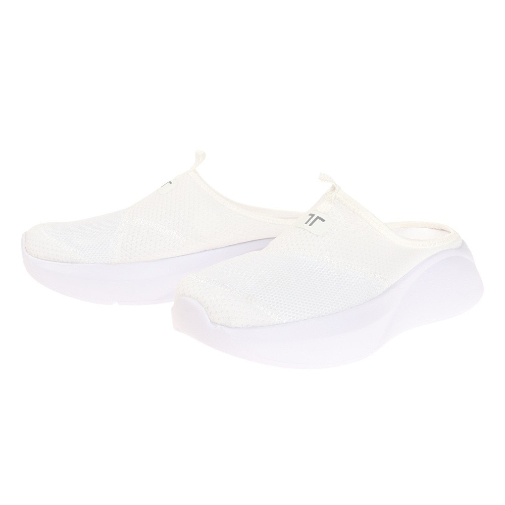 テリック（TELIC）（メンズ、レディース）カジュアルシューズ LIGHT MESH SABOT TL-002 WHT リカバリーサンダル