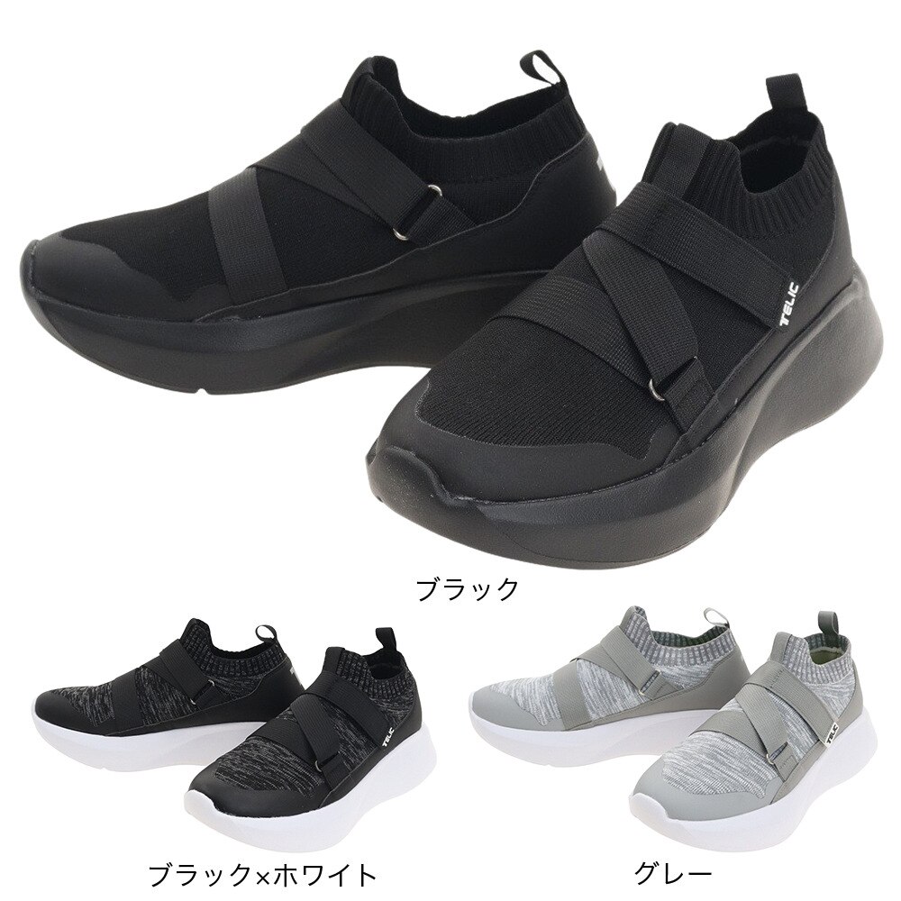 TELIC（メンズ、レディース）カジュアルシューズ Z-MID TL-003 CGYWHT リカバリーシューズ