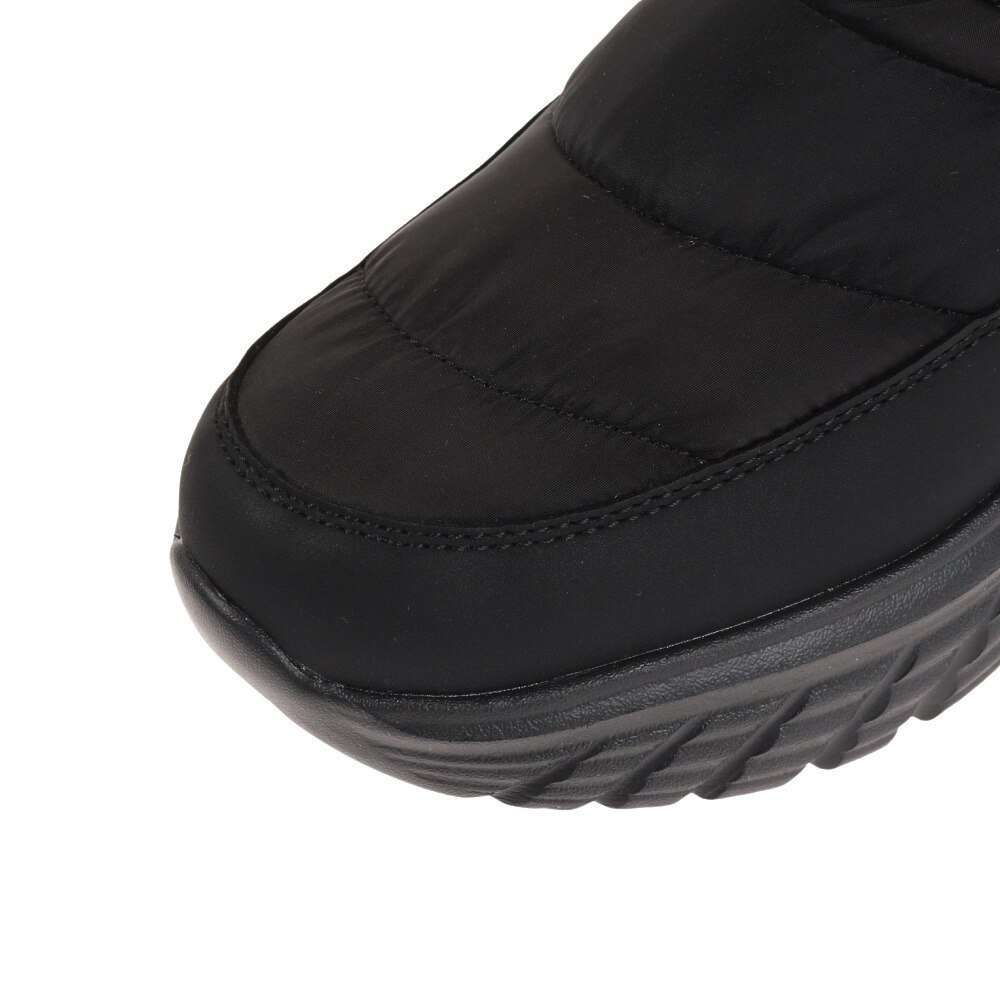 TELIC（メンズ、レディース）ショートブーツ メンズ レディース 黒 ブラック ALL ROADS-QT TL-005 BLK カジュアルシューズ 防寒 保温 アウトドア