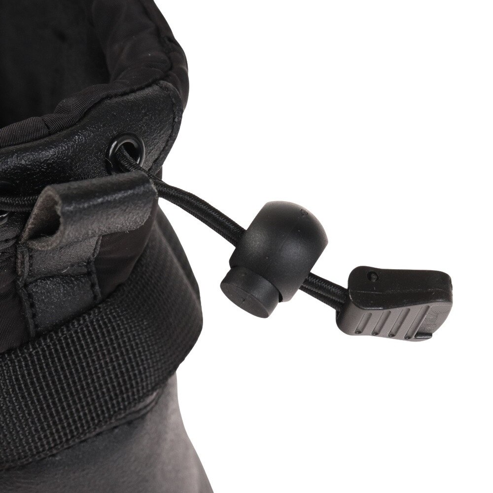 TELIC（メンズ、レディース）ショートブーツ メンズ レディース 黒 ブラック ALL ROADS-QT TL-005 BLK カジュアルシューズ 防寒 保温 アウトドア