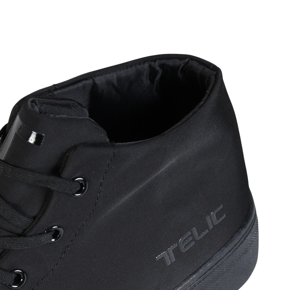 テリック（TELIC）（メンズ、レディース）カジュアルシューズ ミッドカット RAIN CITYーMID TL-015 BLK