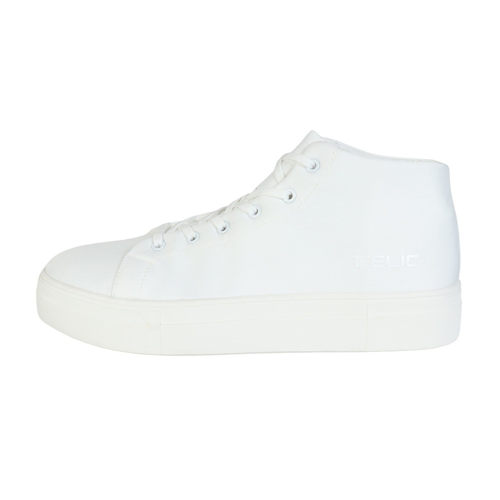 テリック（TELIC）（メンズ、レディース）カジュアルシューズ ミッドカット RAIN CITYーMID TL-015 WHT