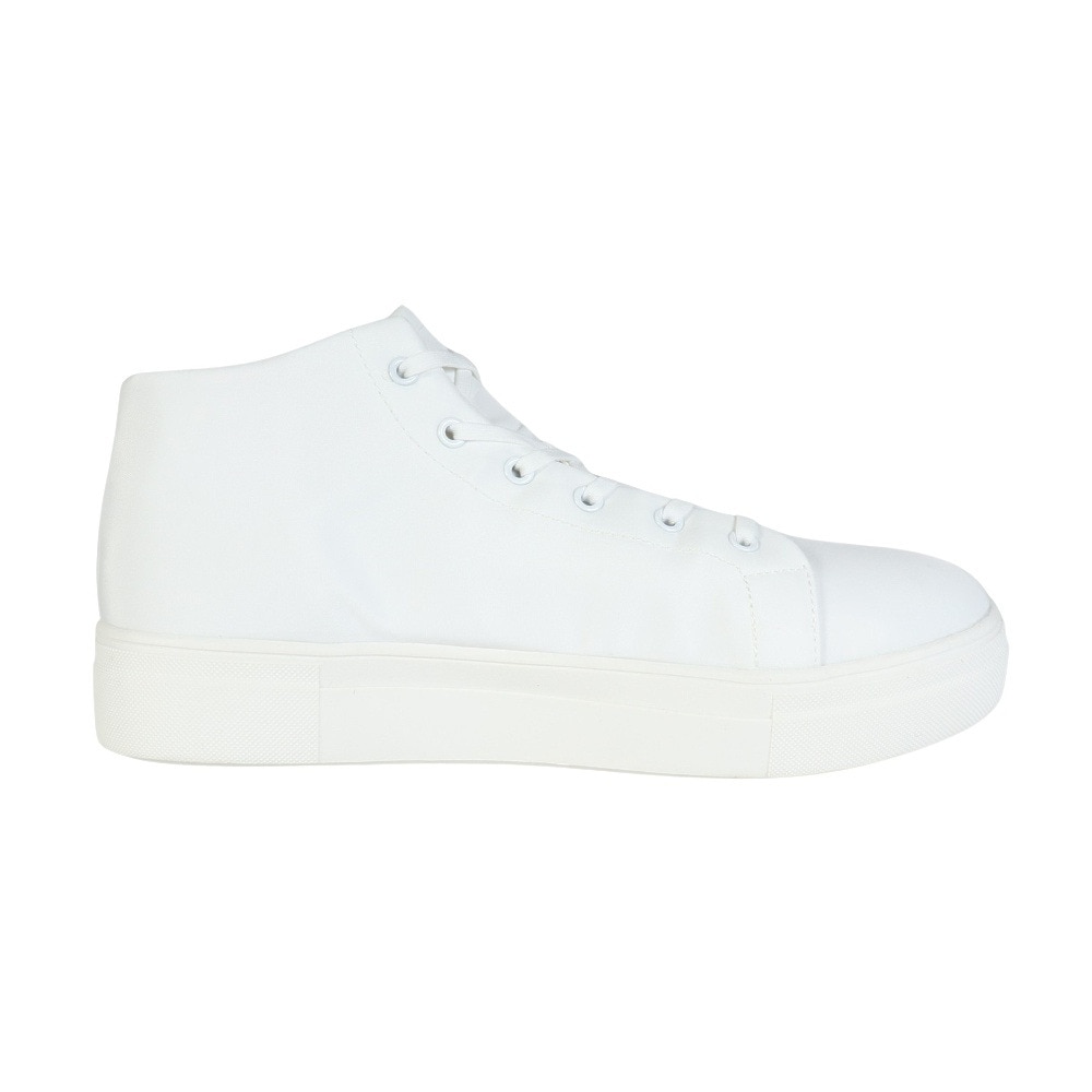 テリック（TELIC）（メンズ、レディース）カジュアルシューズ ミッドカット RAIN CITYーMID TL-015 WHT