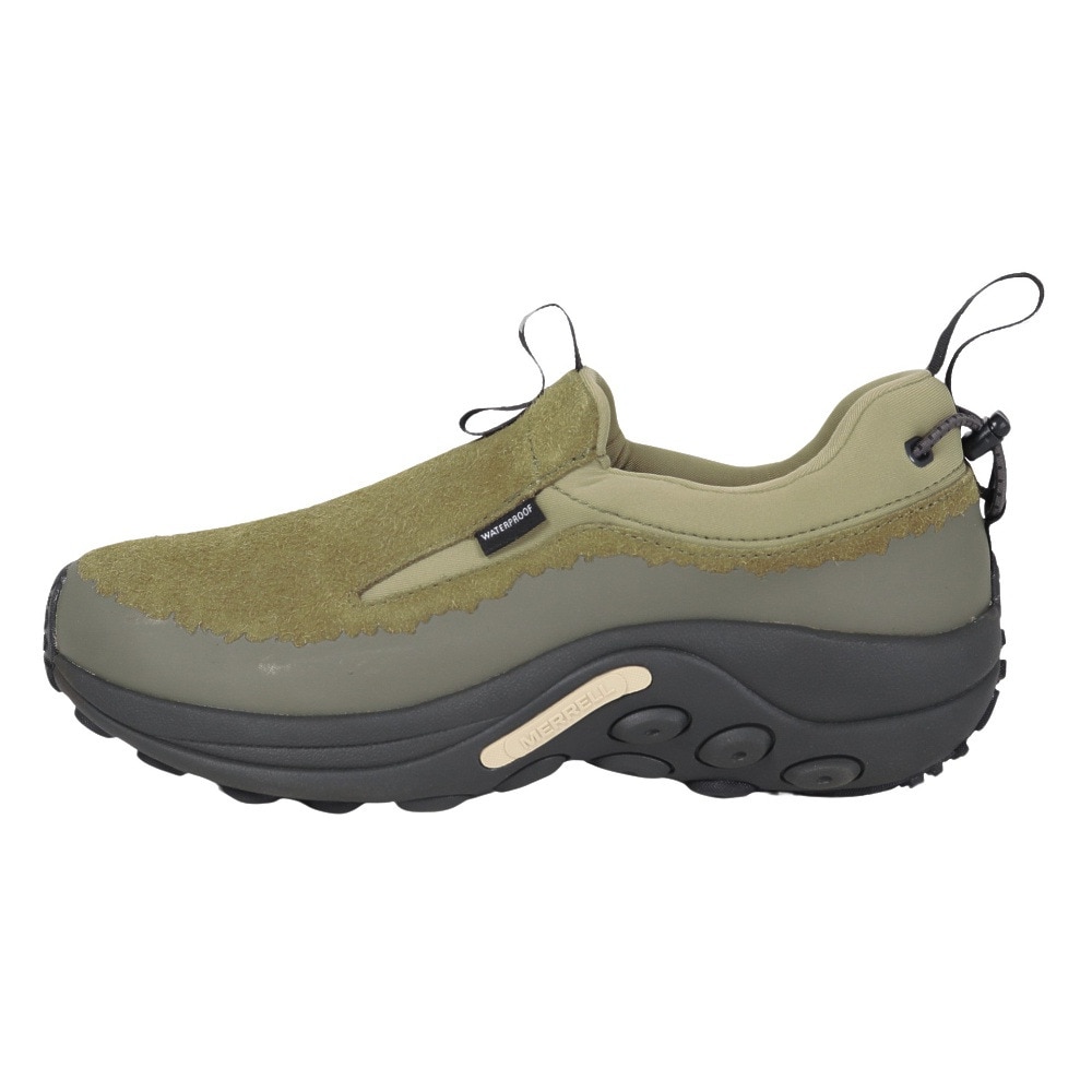 メレル（MERRELL）（メンズ）レザースニーカー カジュアルシューズ ジャングル モック エボ ウィンター ウォータープルーフ 005413 OLIVE