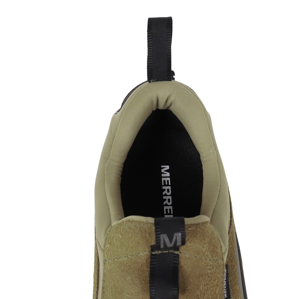 メレル（MERRELL）（メンズ）レザースニーカー カジュアルシューズ ジャングル モック エボ ウィンター ウォータープルーフ 005413 OLIVE