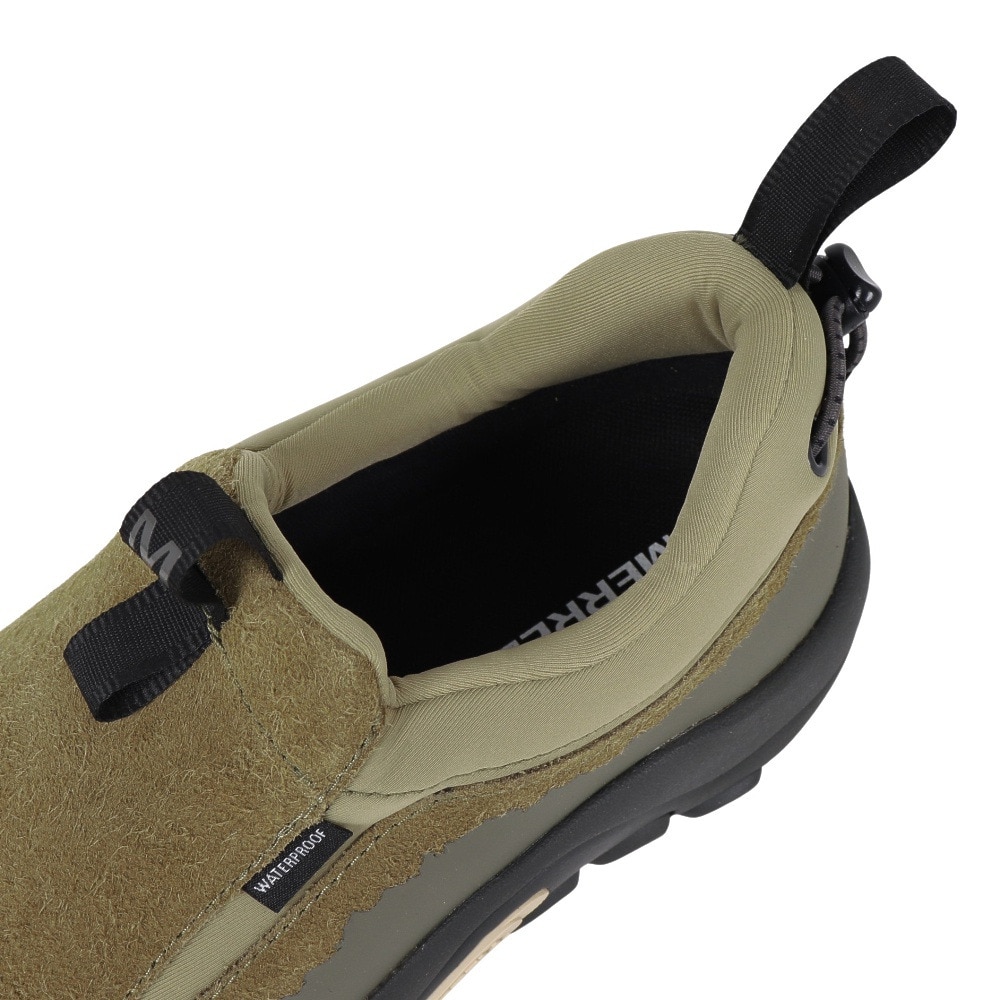 メレル（MERRELL）（メンズ）レザースニーカー カジュアルシューズ ジャングル モック エボ ウィンター ウォータープルーフ 005413 OLIVE