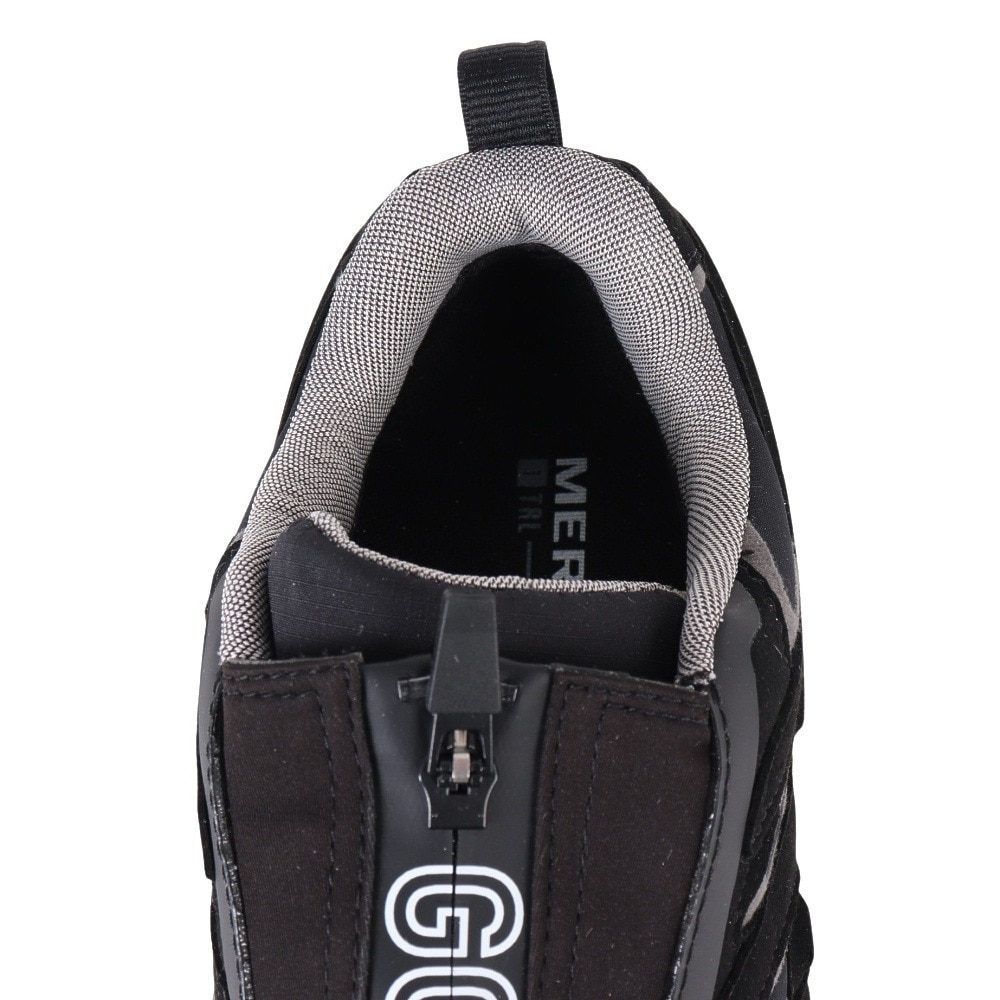 メレル（MERRELL）（メンズ）レザースニーカー カジュアルシューズ MOAB SPEED ZIP 004731 BLK