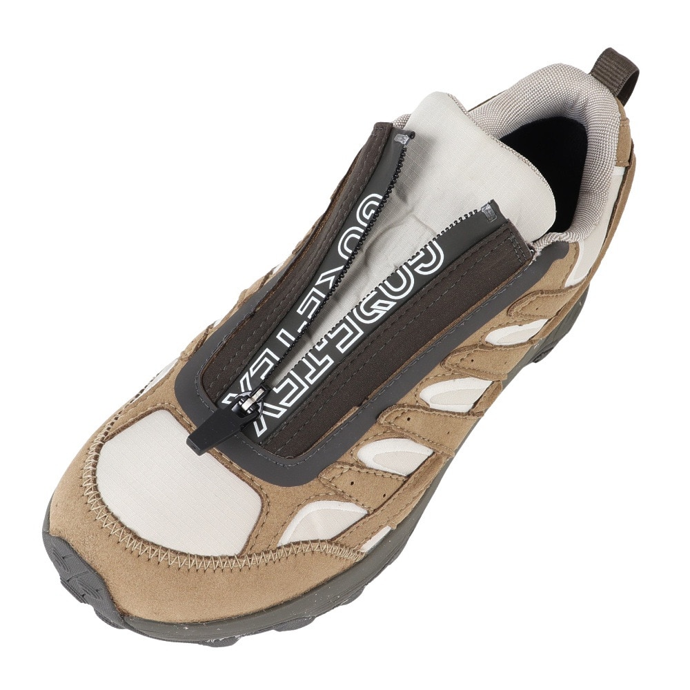 メレル（MERRELL）（メンズ）レザースニーカー カジュアルシューズ MOAB SPEED ZIP 004733 COYOTE