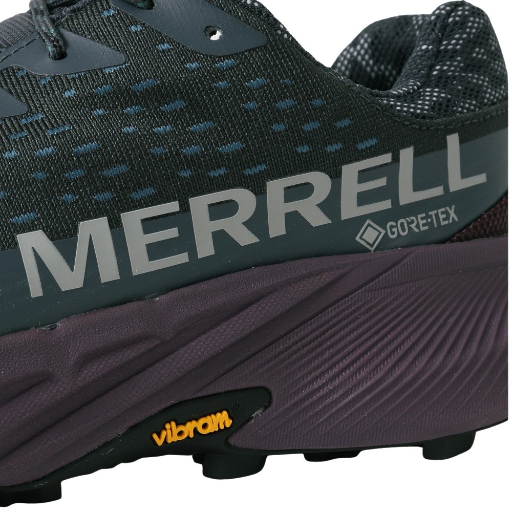 メレル（MERRELL）（メンズ）レザースニーカー カジュアルシューズ AGILITY PEAK 5 ゴアテックス J068187 SLATE