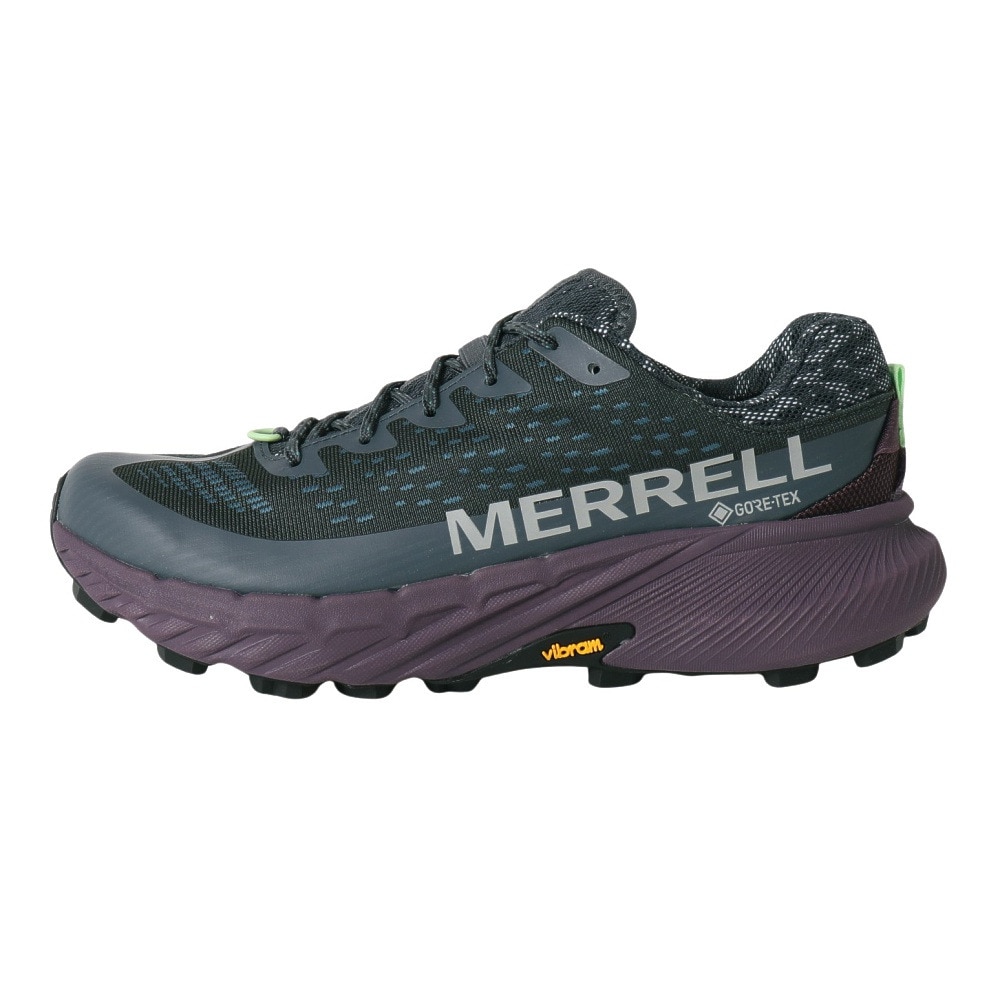 メレル（MERRELL）（メンズ）レザースニーカー カジュアルシューズ AGILITY PEAK 5 ゴアテックス J068187 SLATE
