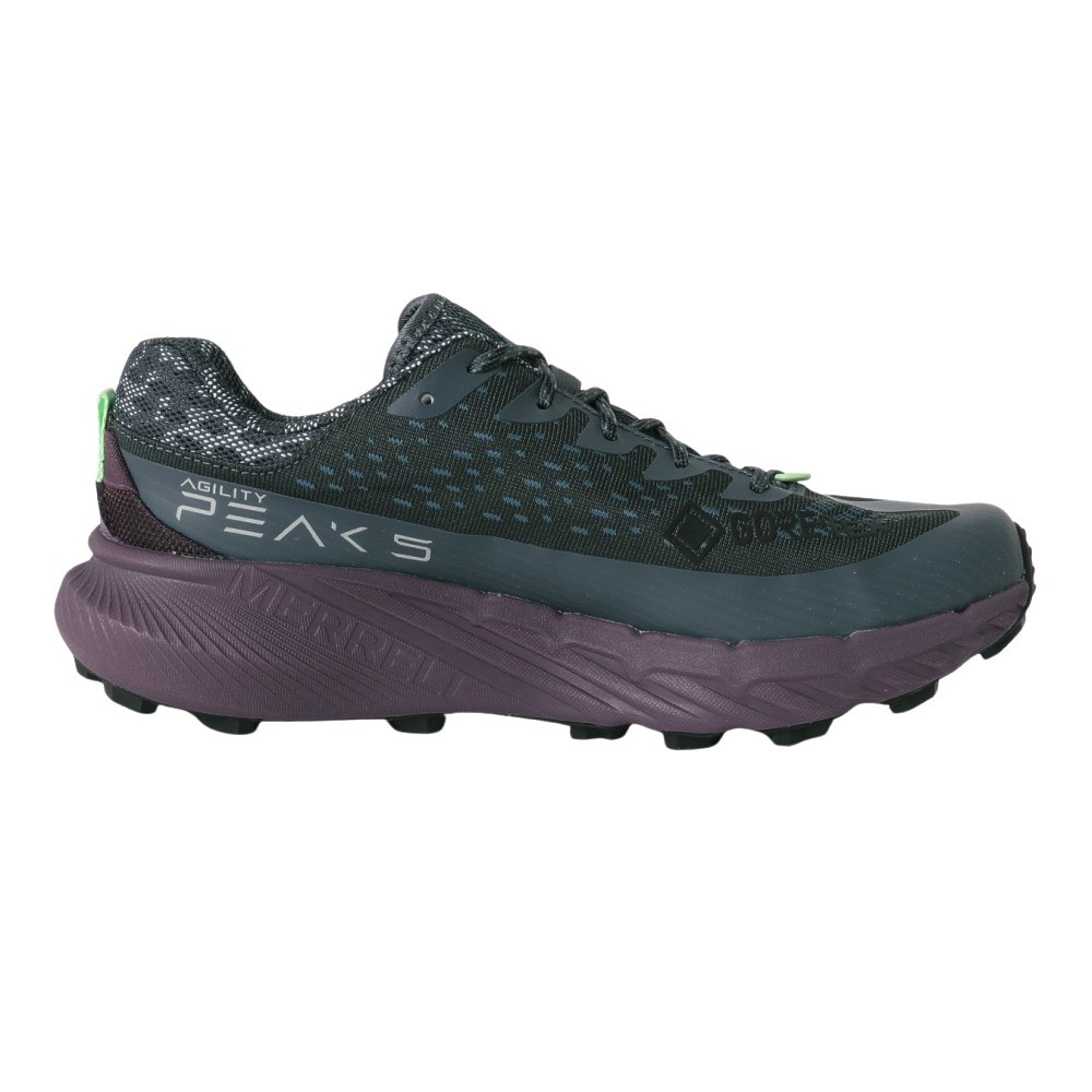 メレル（MERRELL）（メンズ）レザースニーカー カジュアルシューズ AGILITY PEAK 5 ゴアテックス J068187 SLATE