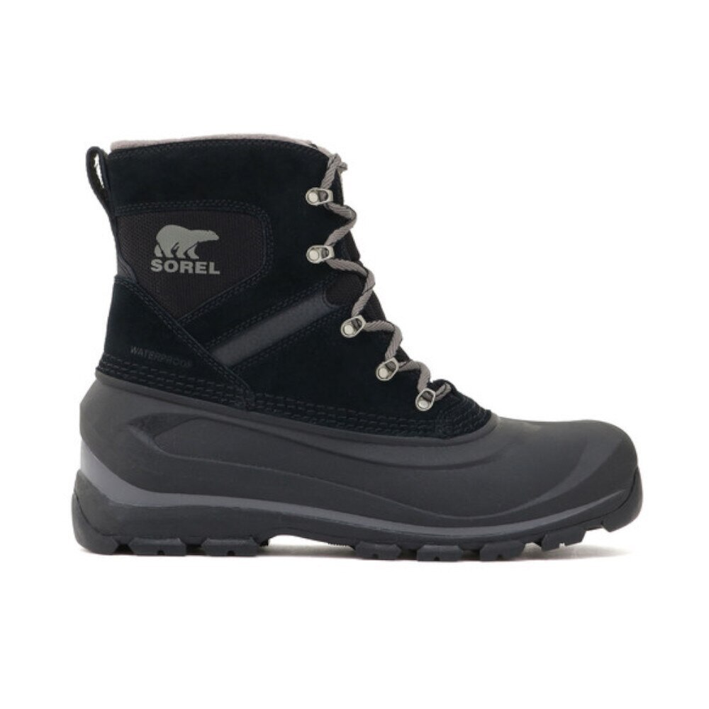 ソレル（SOREL）（メンズ）ブーツ バクストンレース ブラック NM2737 010 ウィンター 保温 防寒 グリップ性 雪 冬 タウン アウトドア 