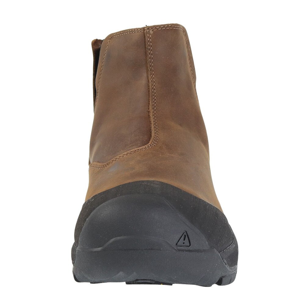 キーン（KEEN）（メンズ）ブーツ レヴェル4チェルシー ブラウン 1025559 防水 保温 防寒 軽量 雪 冬 タウン 日常履き カジュアルシューズ