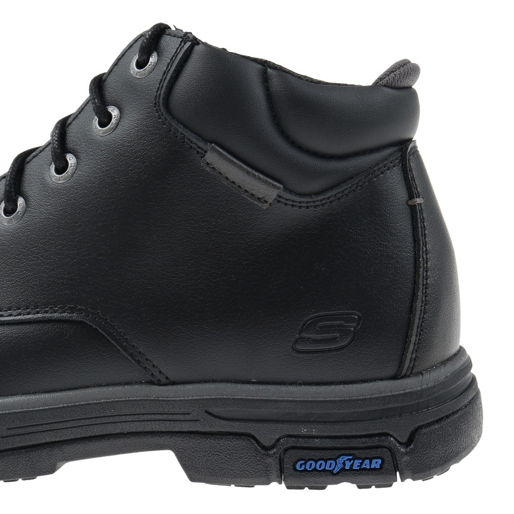 スケッチャーズ（SKECHERS）（メンズ）ブーツ セグメント2ブロージェン ブラック 204394-BLK 1 ウィンター タウン 日常履き カジュアル レザーブーツ 