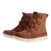 ソレル(SOREL)(メンズ)ショートブーツ 茶色 メンズ ソレルエクスプローラーブーツWP キャメル NM4499 262 カジュアルシューズ ボア素材 スエード