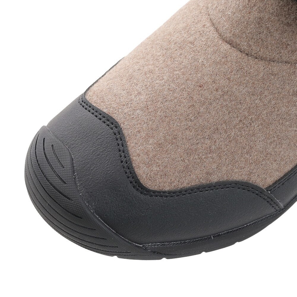 キーン（KEEN）（メンズ）ショートブーツ 耐水 フッドロメオ ミニ ベージュ 1026795 カジュアル ベルト付 ウィンターシューズ 軽量 保温 クッション性 防寒