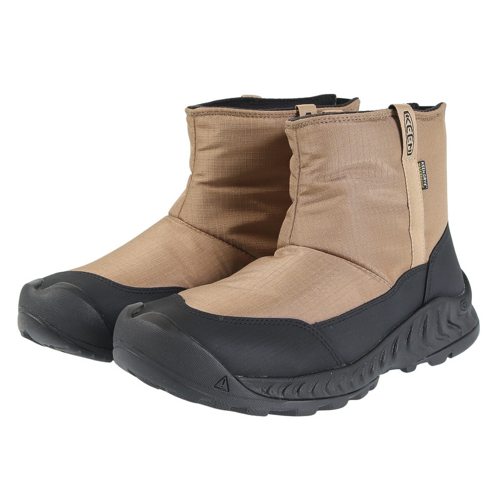 キーン（KEEN）（メンズ）ブーツ フッドネクシスプルオンウォータープルーフ ベージュ 1027992 ウィンター 防水 防寒 軽量 雪 冬 タウン カジュアル