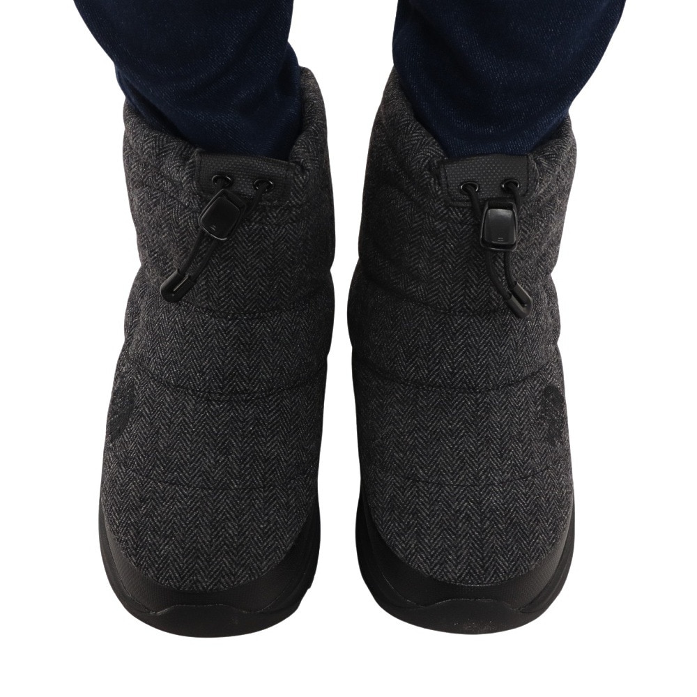 ノースフェイス（THE NORTH FACE）（メンズ、レディース）ブーツ ヌプシブーティウォータープルーフ7ショート ブラック NF52273WB 軽量 防寒 防水 保温 冬 
