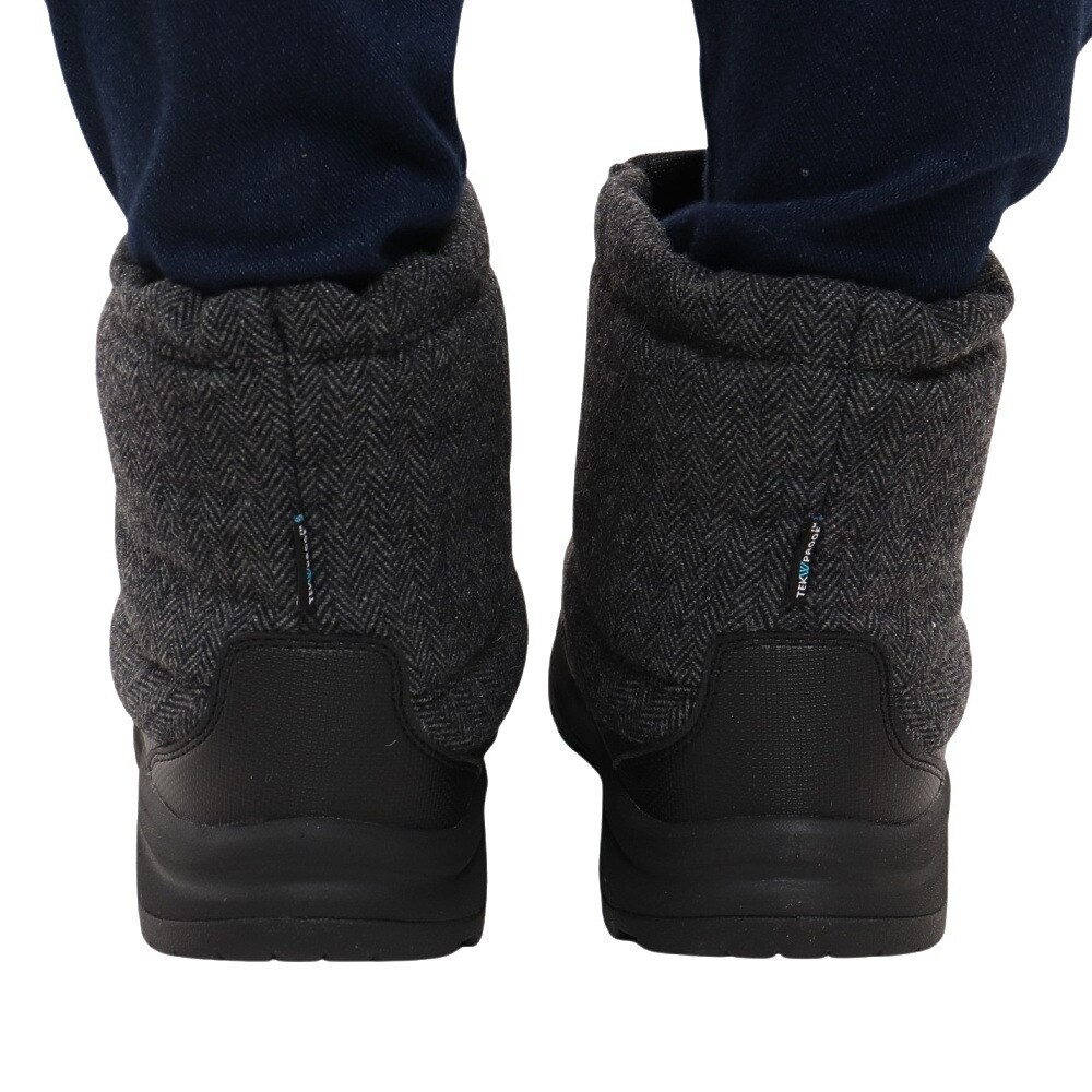 ノースフェイス（THE NORTH FACE）（メンズ、レディース）ブーツ ヌプシブーティウォータープルーフ7ショート ブラック NF52273WB 軽量 防寒 防水 保温 冬 