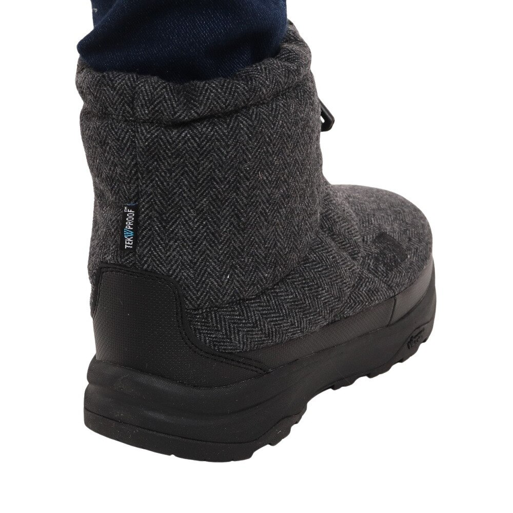 ノースフェイス（THE NORTH FACE）（メンズ、レディース）ブーツ ヌプシブーティウォータープルーフ7ショート ブラック NF52273WB 軽量 防寒 防水 保温 冬 