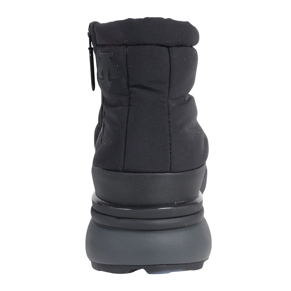 デサント（DESCENTE）（メンズ、レディース）ウィンターショートブーツ 黒 メンズ レディース アクティブ ACTIVE ブラック DM1SJD40BK 外側ファスナー 