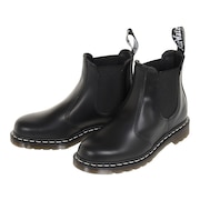 ドクターマーチン（Dr.MARTENS）（メンズ、レディース）チェルシーブーツ 2976 WHITE STITCH ブラック 26257001 シューズ サイドゴア ホワイトステッチ 