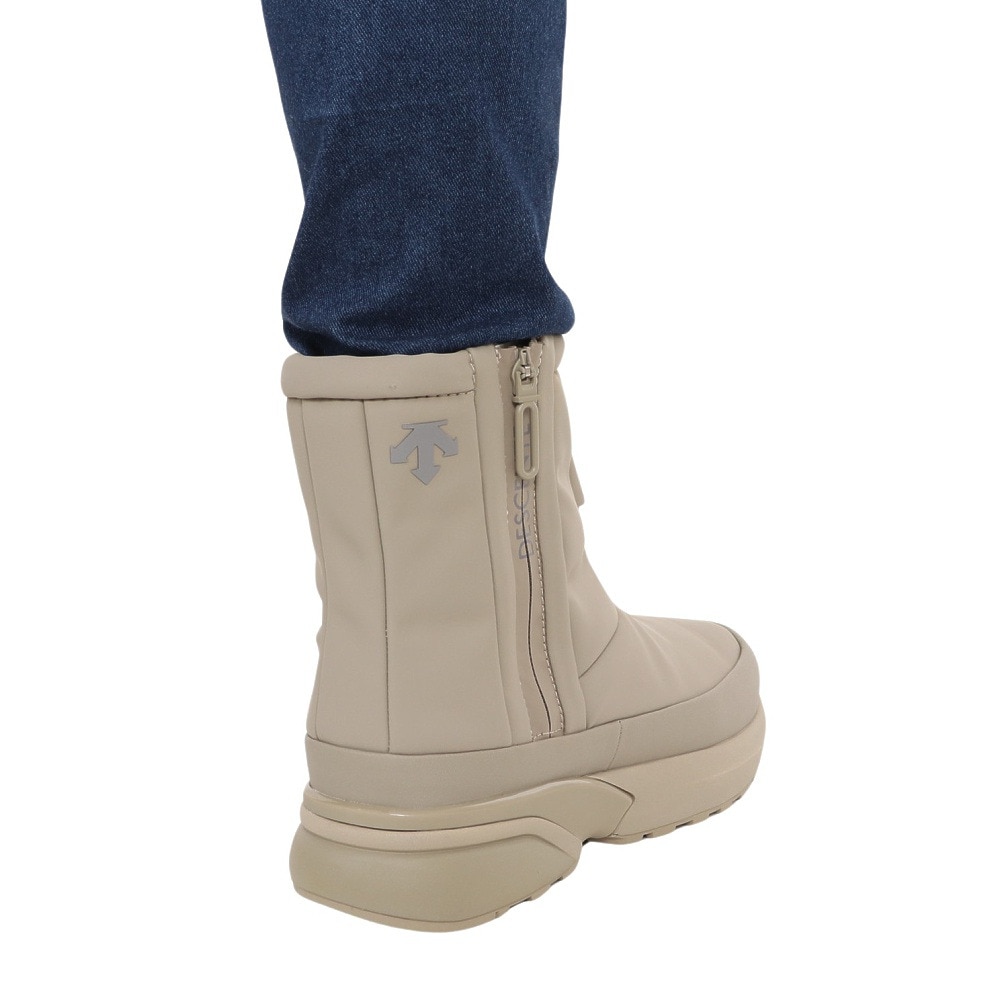 デサント（DESCENTE）（メンズ、レディース）ブーツ D.Trace SL B 23.1 ベージュ DM1WJD06BG BEG ウィンター 防滑性 防水 防寒 消臭 雪 雨 冬 ファスナー