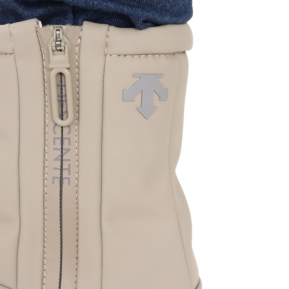 デサント（DESCENTE）（メンズ、レディース）ブーツ D.Trace SL B 23.1 ベージュ DM1WJD06BG BEG ウィンター 防滑性 防水 防寒 消臭 雪 雨 冬 ファスナー