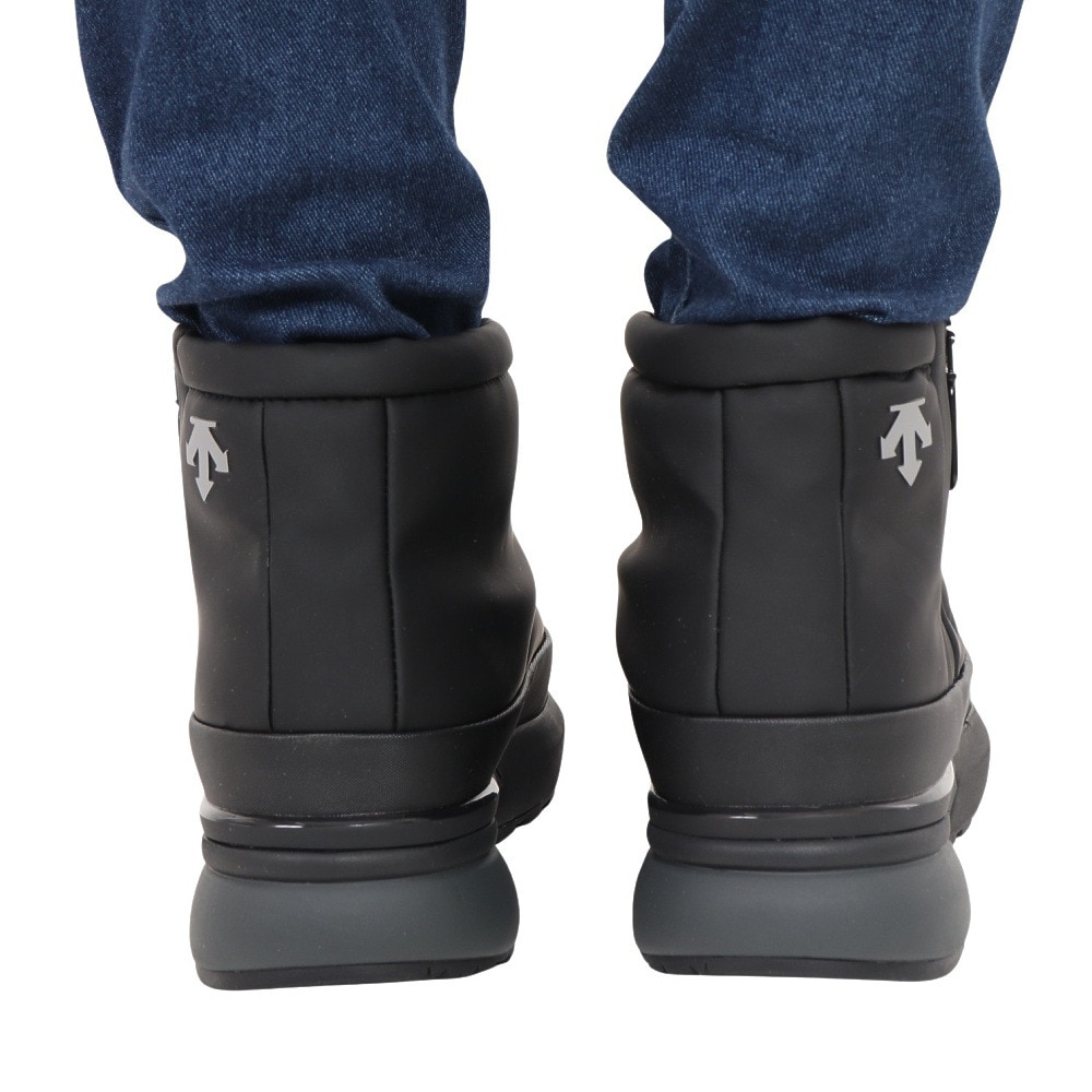 デサント（DESCENTE）（メンズ、レディース）ブーツ D.Trace SL BS 23.1 ブラック DM1WJD07BK BLK ウィンター 防水 防寒 雪 雨 冬 ファスナー タウン