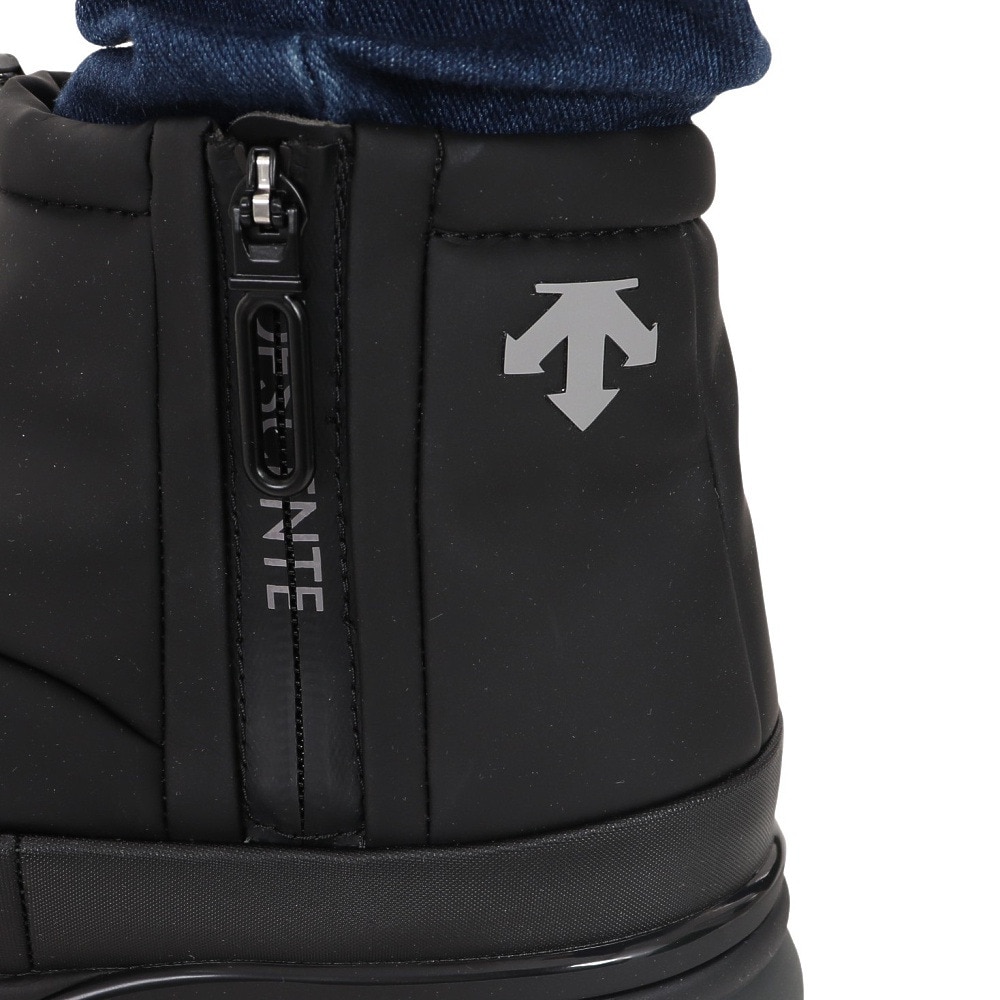 デサント（DESCENTE）（メンズ、レディース）ブーツ D.Trace SL BS 23.1 ブラック DM1WJD07BK BLK ウィンター 防水 防寒 雪 雨 冬 ファスナー タウン