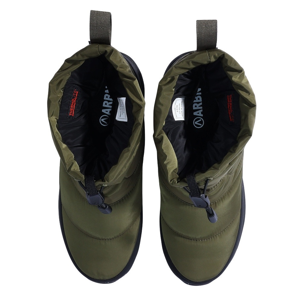 エアボーン（ARBN）（メンズ、レディース）ブーツ カジュアルシューズ WINTER BOOTS WP AB2023AWM-FTW001 OLIVE