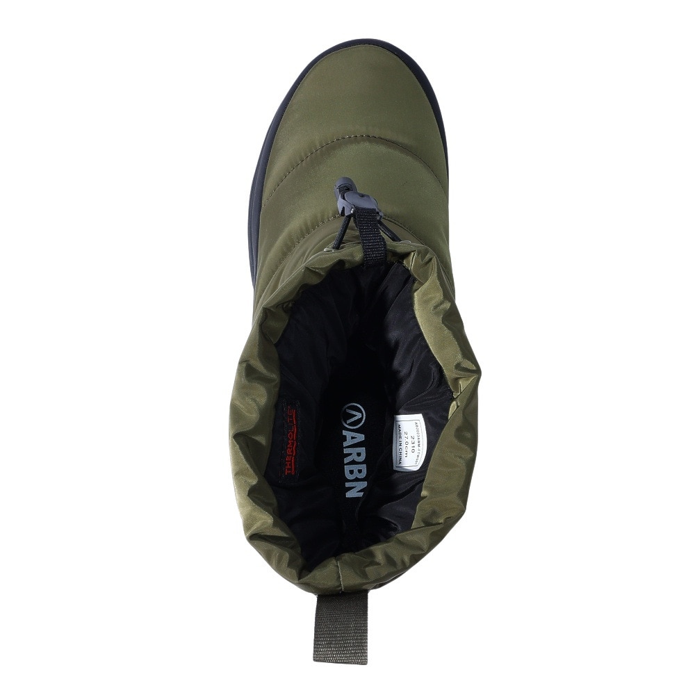 エアボーン（ARBN）（メンズ、レディース）ブーツ カジュアルシューズ WINTER BOOTS WP AB2023AWM-FTW001 OLIVE