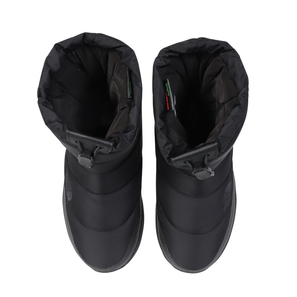 ザ・ノース・フェイス（THE NORTH FACE）（メンズ、レディース）ブーツ ヌプシ ブーティ ウォータープルーフ VII ブラック NF52272KK ミドル丈 軽量 保温 