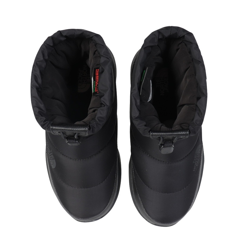 ザ・ノース・フェイス（THE NORTH FACE）（メンズ、レディース）ブーツ ヌプシ ブーティ ウォータープルーフ VII ショート ブラック NF52273KK