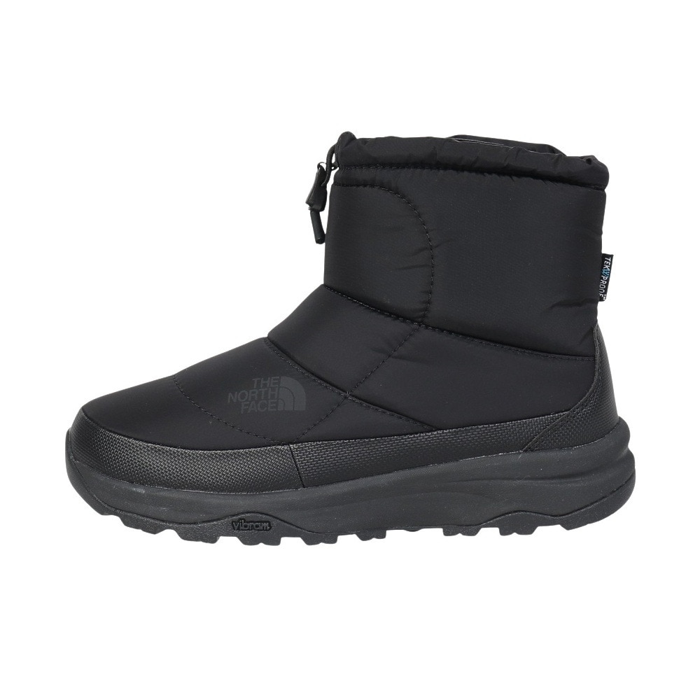 ザ・ノース・フェイス（THE NORTH FACE）（メンズ、レディース）ブーツ ヌプシ ブーティ ウォータープルーフ VII ショート ブラック NF52273KK