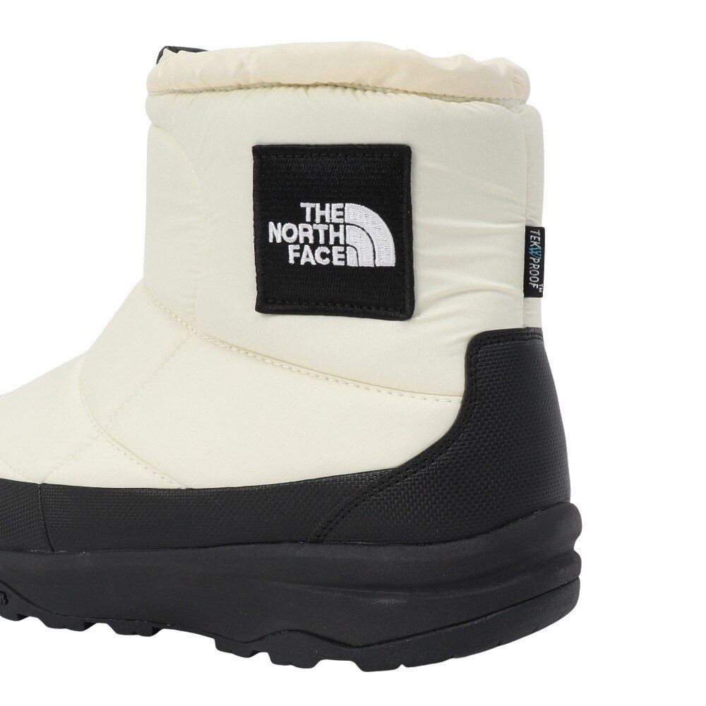 ザ・ノース・フェイス（THE NORTH FACE）（メンズ、レディース）ブーツ ヌプシ ブーティ ウォータープルーフ ロゴ ショート ホワイト NF52280 GS シューズ 防水 保温