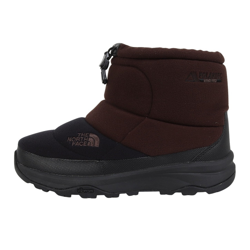 ザ・ノース・フェイス（THE NORTH FACE）（メンズ、レディース）ブーツ ヌプシ ブーティ ショート ポーラテック ブラウン NF52473 DK