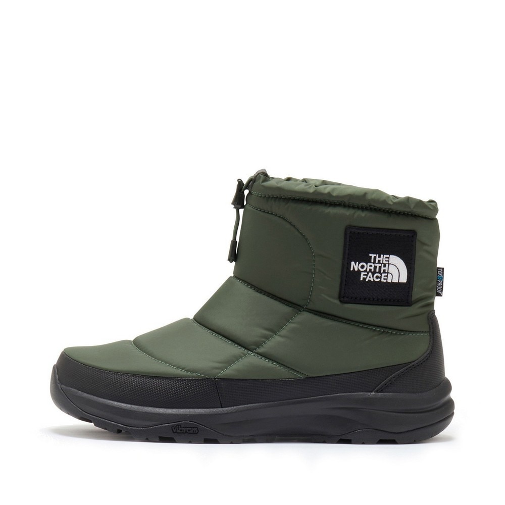 ザ・ノース・フェイス（THE NORTH FACE）（メンズ、レディース）ブーツ カジュアルシューズ ヌプシ ブーティ ウォータープルーフ ロゴ ショート グリーン NF52280 AK