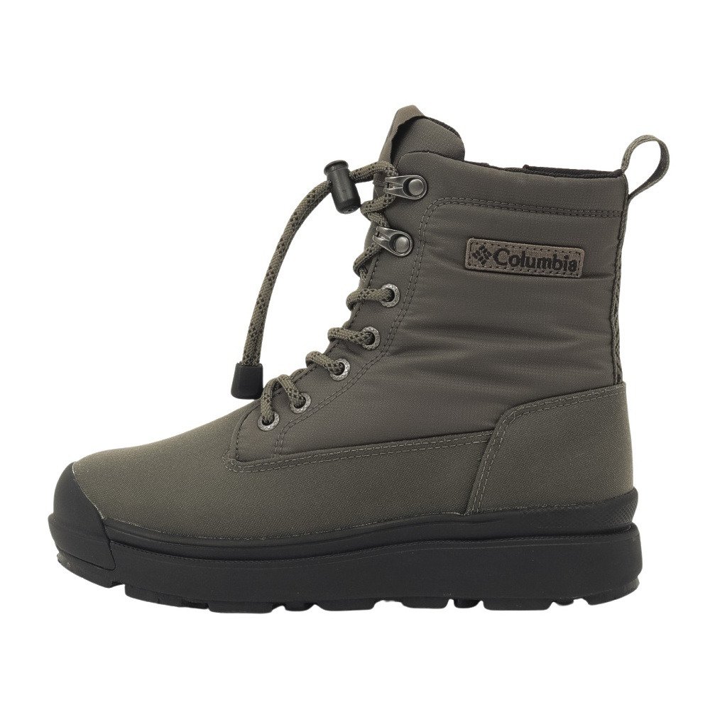 コロンビア（Columbia）（メンズ、レディース）ブーツ サップランド フォー ウォータープルーフ オムニヒートインフィニティ ダークグリーン YU9626 367