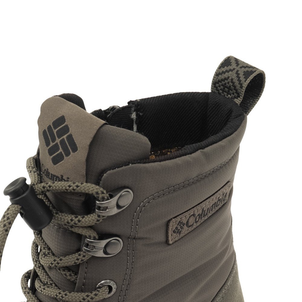 コロンビア（Columbia）（メンズ、レディース）ブーツ サップランド フォー ウォータープルーフ オムニヒートインフィニティ ダークグリーン YU9626 367