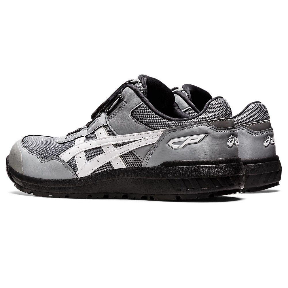 アシックス（ASICS）（メンズ、レディース）ワーキング シューズ ウィンジョブ CP209 BOA グレー ホワイト 1271A029.026  スニーカー 安全靴 作業靴 DIY スポーツ用品はスーパースポーツゼビオ