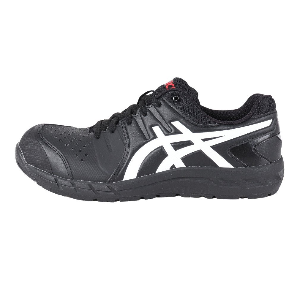 アシックス（ASICS）（メンズ、レディース）ワーキング シューズ ウィンジョブ CP113 ブラック ホワイト 1273A055.001 スニーカー 安全靴 作業靴 耐油性 DIY　