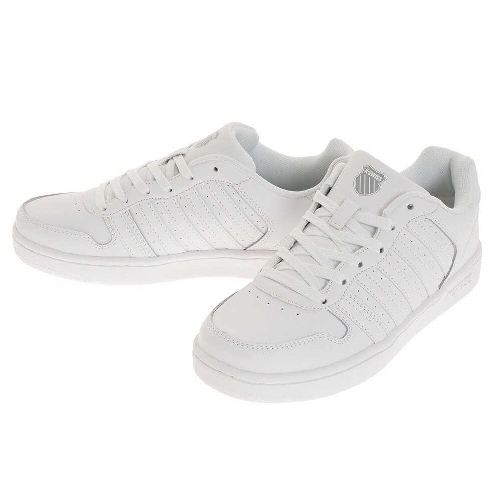 ケースイス（K SWISS）（レディース）カジュアルシューズ コートパリセイド 36100520 ホワイト/グレイ  スポーツ用品はスーパースポーツゼビオ