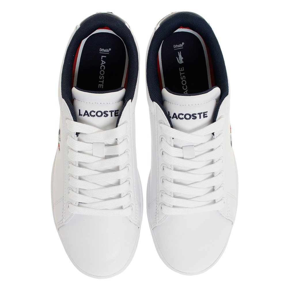 ラコステ スニーカー レディース Carnaby Evo Tri 1 Sfa0048 407 ホワイト 白 通学 学生 スポーツ用品はスーパースポーツゼビオ