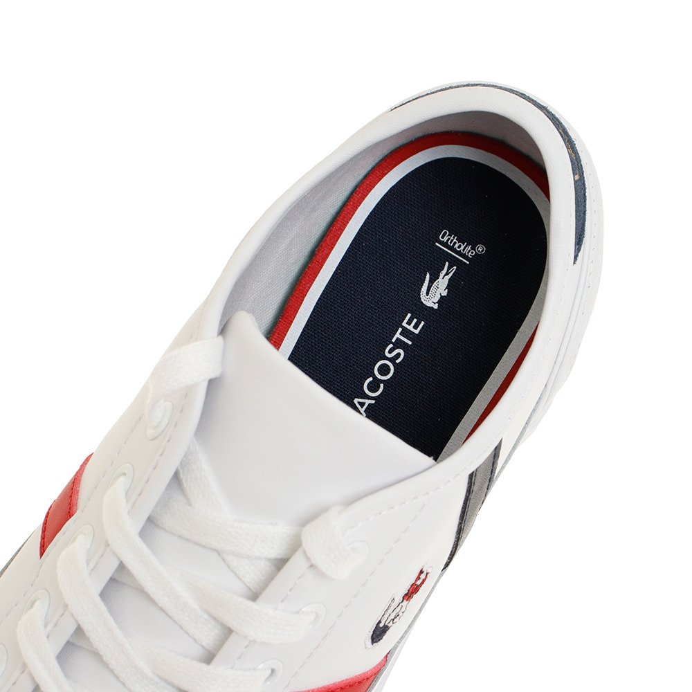 ラコステ ラコステ Lacoste レディース カジュアルシューズ Sideline Tri 1 Cfa0048 407 ホワイト 白 通学 学生 スポーツ用品はスーパースポーツゼビオ