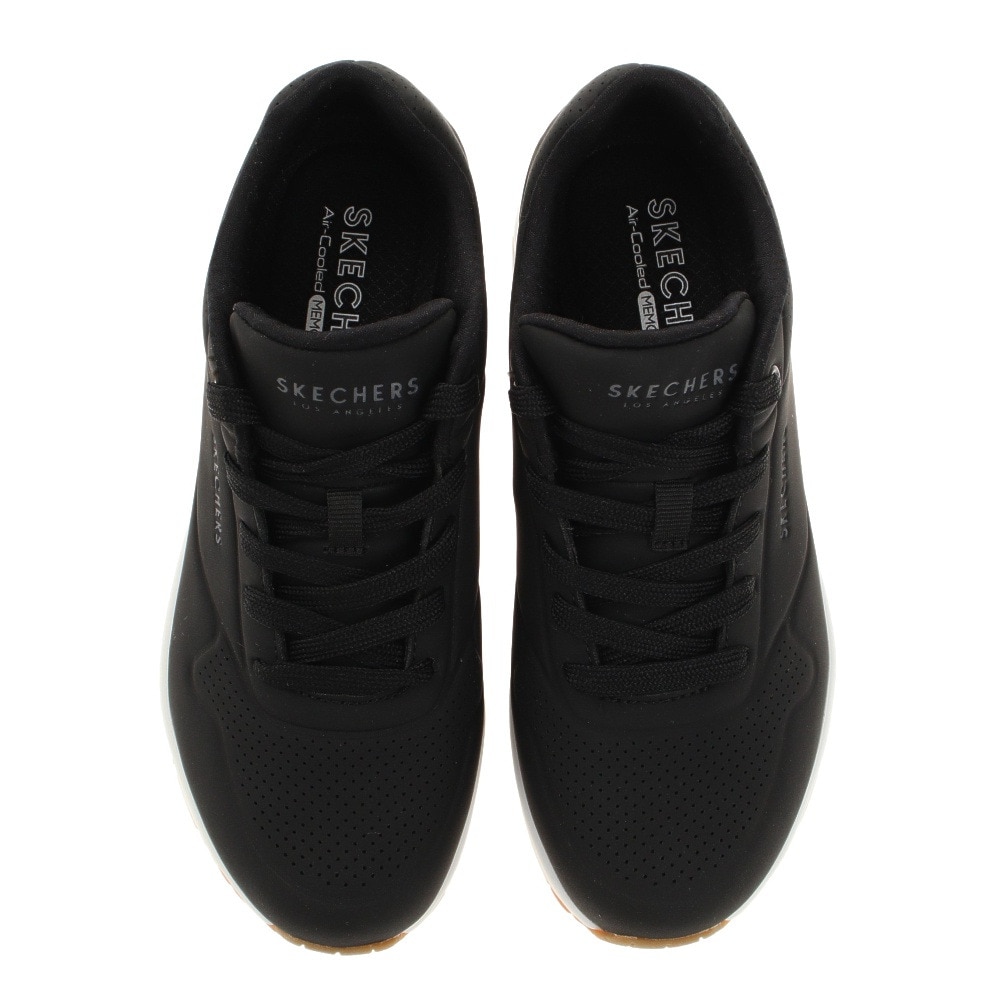 スケッチャーズ（SKECHERS）（レディース）カジュアルシューズ ウノ スタンドオンエアー 73690-BLK